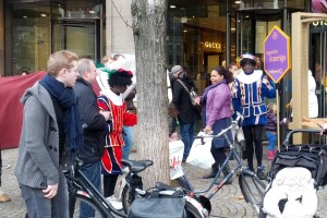 2 x Zwarte Piet og Sinterklass' hest